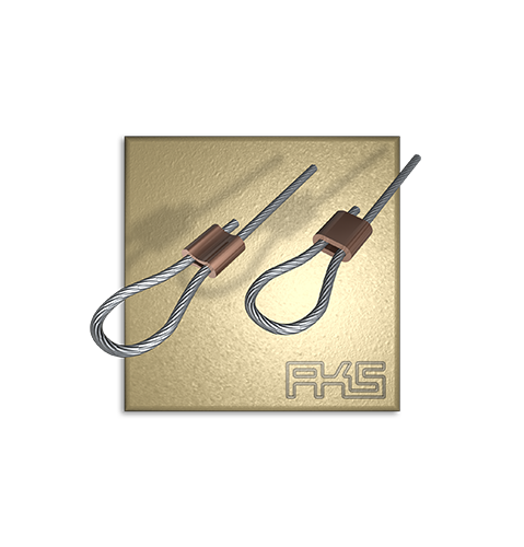 PIXX® - Klemmhülse für 0,54 mm-Seil, aus Kupfer