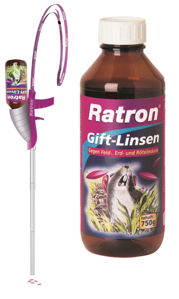 Ratron Appli-Gun + 750g Ratron Gift Linsen